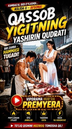 Qassob yigitning yashirin qudrati 1-2-3-4-5-6-7-10-20-30-50-60-70-80-90-95 Qism drama koreya seriali uzbek tilida Barcha qismlar 2026 HD skachat