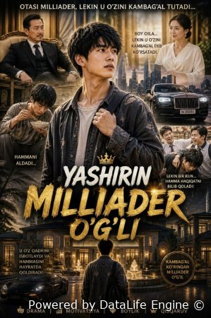 Yashirin milliarder o'g'li  1-2-3-4-5-6-7-10-20-30-50-60-70-80-90-95 Qism drama koreya seriali uzbek tilida Barcha qismlar 2026 HD skachat